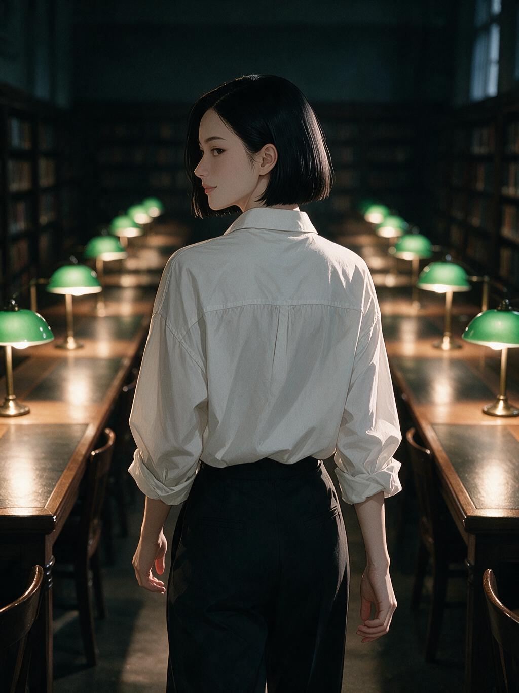 하윤 에디터 — 빈 열람실